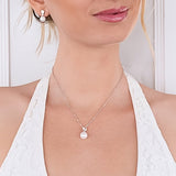 Elegant Pearl Pendant  Necklace And Earrings Set My Store