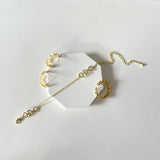 Minimalist Love Letter D Earrings Ring Bracelet My Store