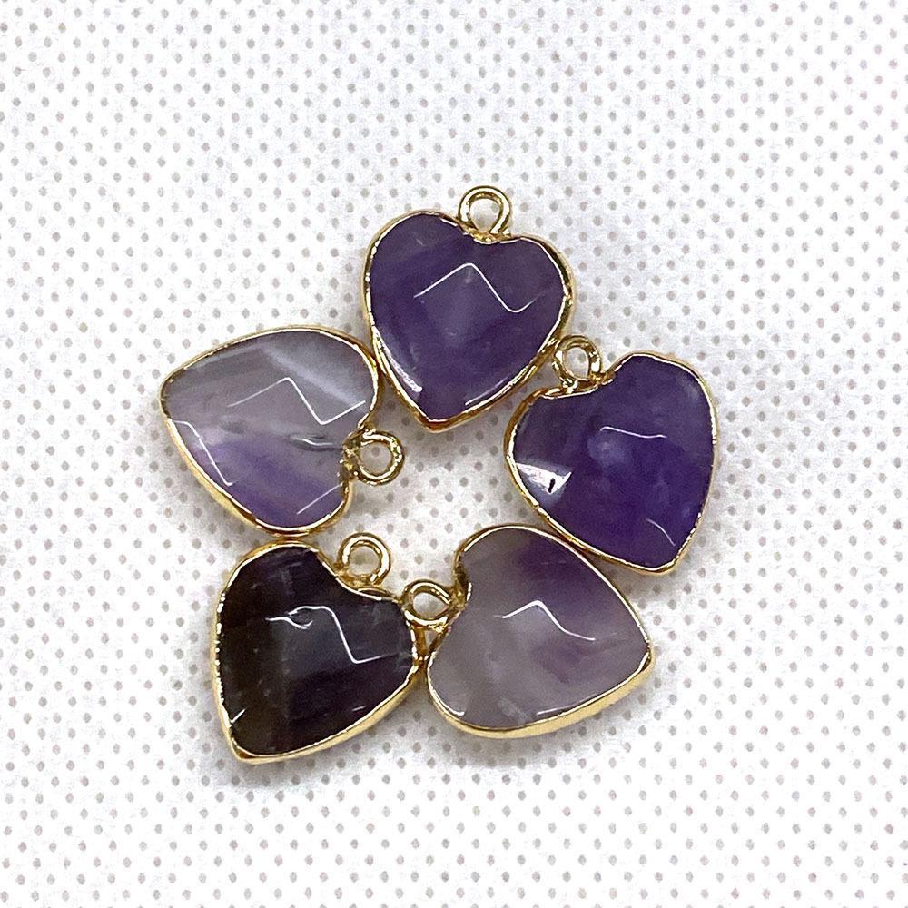 Natural Stone Faceted Malachite 15 X18mm Heart-shaped Tigereye Pendant My Store