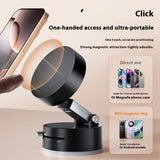 Foldable Magnetic Vacuum Car Phone Holder