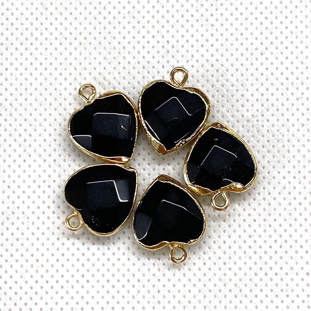 Natural Stone Faceted Malachite 15 X18mm Heart-shaped Tigereye Pendant My Store