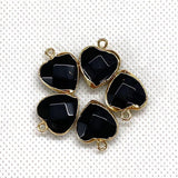 Natural Stone Faceted Malachite 15 X18mm Heart-shaped Tigereye Pendant My Store