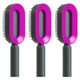 Self Cleaning Hair Brush For Women One-key Cleaning Hair Loss Airbag Massage Scalp Comb Anti-Static Hairbrush My Store