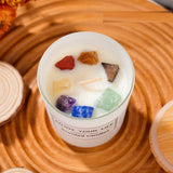 Natural Crystal Stone Aromatherapy Candle Soy Wax Smokeless Candles Gift Box Christmas Hand Gift My Store