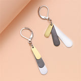 Stainless Steel Three-color Drop Earrings Women's Fashion My Store