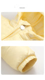 The Baby Wears White Eiderdown Over A Onesie And Down Jacket My Store
