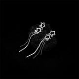 XINGX Water Drop Tassel Earrings Earrings Simple My Store