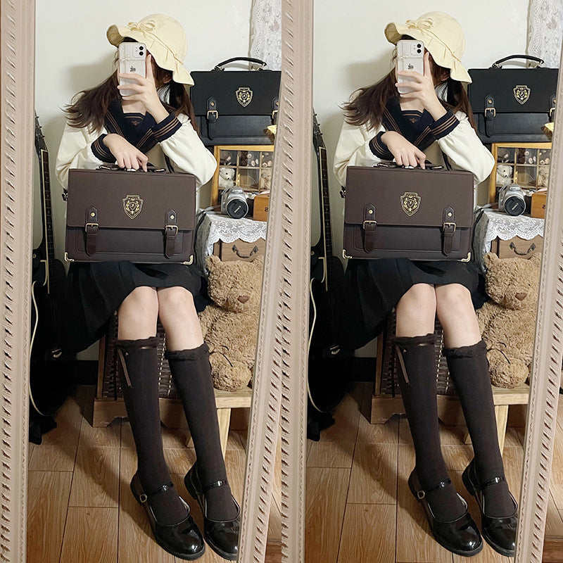 Uniform College Style One-shoulder Crossbody Portable Uniform Bag My Store